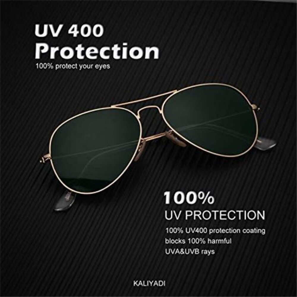 3 Pcs Classic Aviator Sunglasses for Men Women Driving Sun glasses Polarized - Picture 3 of 6